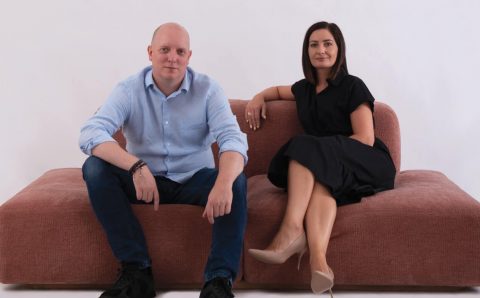 Monika Struska i Tomek Matejczyk, właściciele marki Nobonobo.