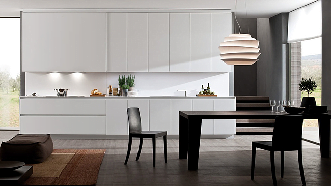 Biały design kuchni PURA