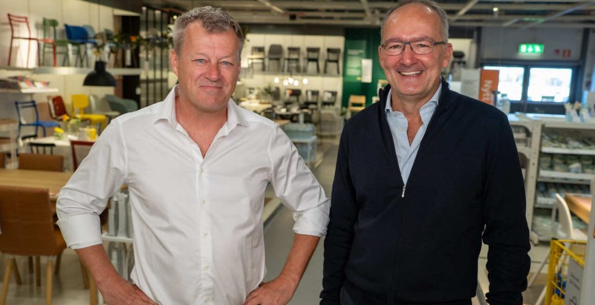 Od lewej: Jesper Brodin i Juvencio Maeztu - Ingka Group.