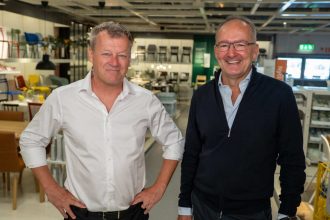 Od lewej: Jesper Brodin i Juvencio Maeztu - Ingka Group.