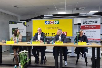 Konferencja prasowa, targi M.O.W. w Bad Salzuflen.