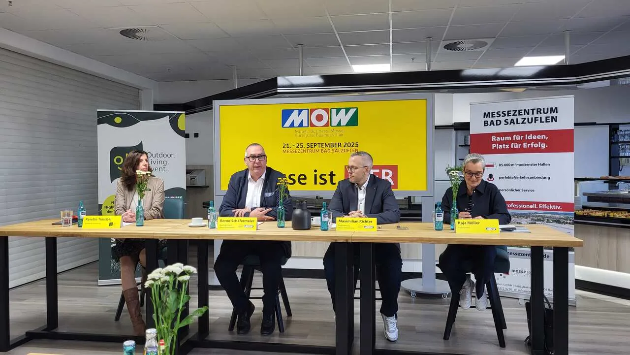 Konferencja prasowa, targi M.O.W. w Bad Salzuflen.