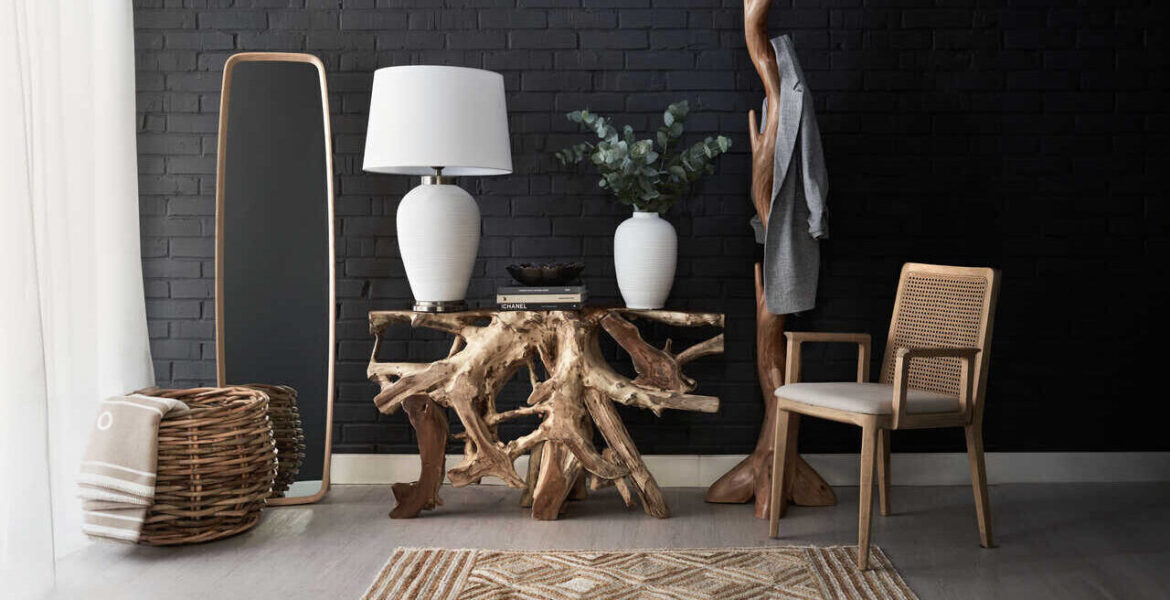 Feel Nature – przedpokój w stylu naturalnym – to propozycja marki Miloo Home.