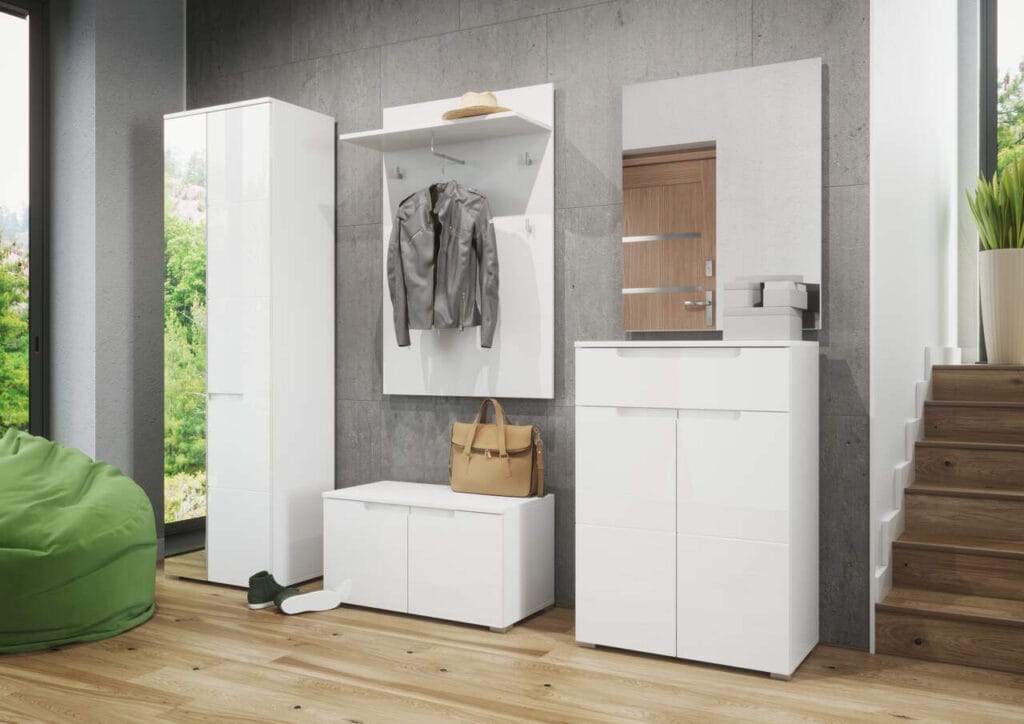 Kolekcja Selene Szynaka-Meble to idealna propozycja dla miłośników nowoczesnego i minimalistycznego designu. Meble z tej serii wyróżniają się subtelnie wkomponowanymi uchwytami oraz eleganckim wysokim połyskiem na frontach, co dodaje wnętrzom wyrafinowanego charakteru i optycznie je powiększa. 