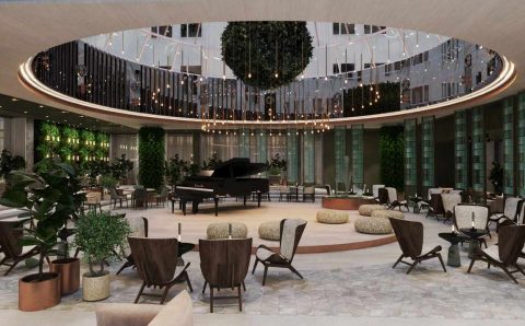 Za projekt wnętrz hotelu Tribute Portfolio (Marriott Bonvoy) odpowiada uznana pracownia Tremend.