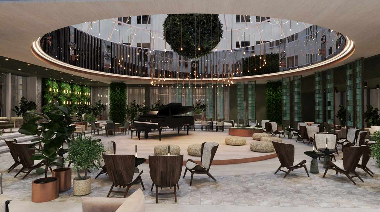 Za projekt wnętrz hotelu Tribute Portfolio (Marriott Bonvoy) odpowiada uznana pracownia Tremend.