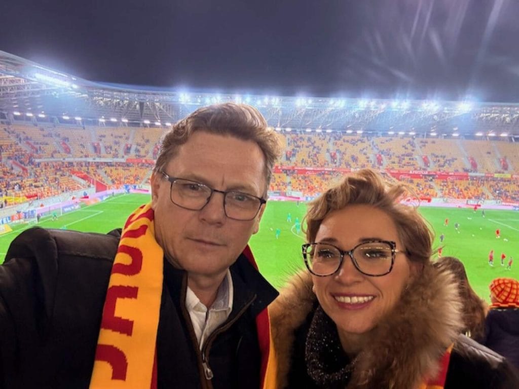 Wspólne kibicowanie Jagiellonii.