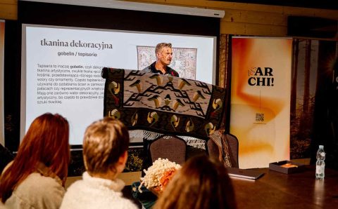 Przemysław Cepak, założyciel marki Splot. Let’s Archi 2025, autorski projekt Moniki Staniec. Fot. Stan Zajączkowski.