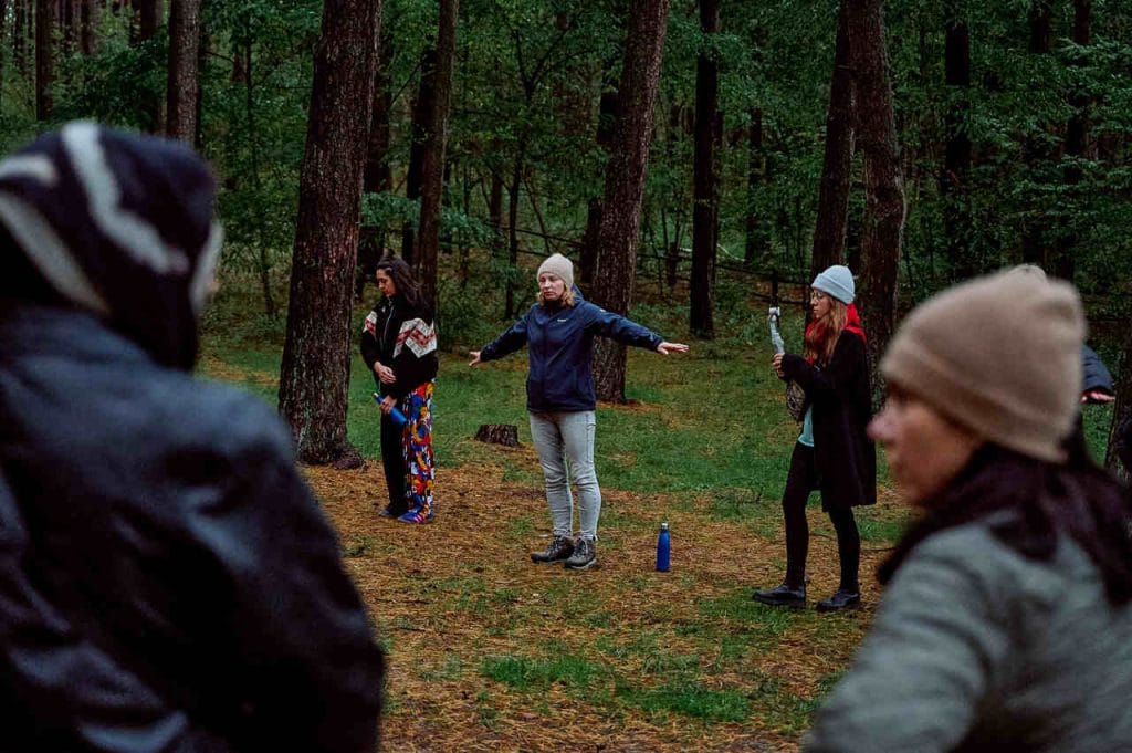 Chciałam, żeby uczestnicy poczuli, że materia ma głos – mówi Monika Staniec, inicjatorska Let's Archi. Fot. Stan Zajączkowski.