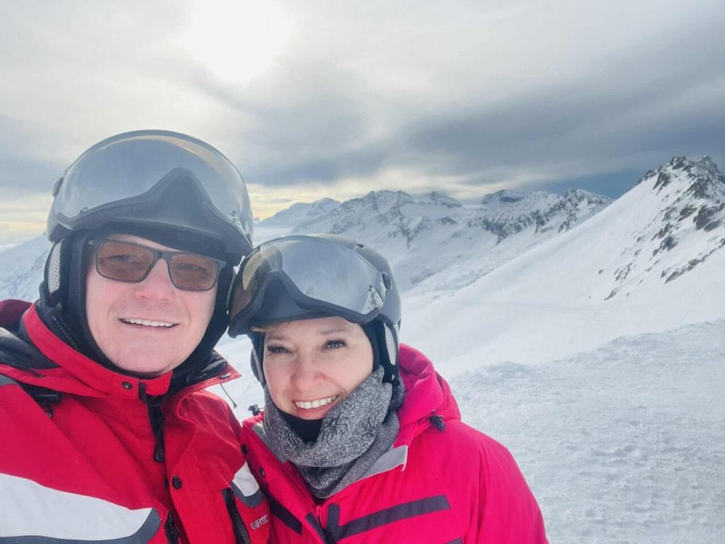 Jeden z corocznych wyjazdów na narty do Włoch.