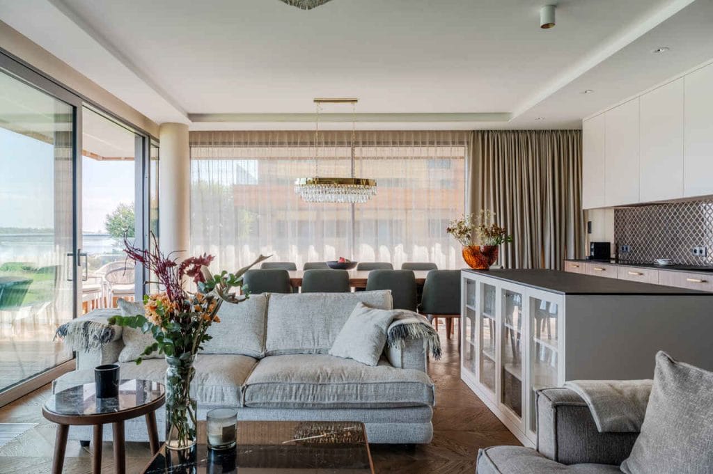 Projekt wnętrza: arch. Dominika Domagała, Deer Design, projekt zabudowy meblowej: Daniel Stochniałek, Deer Wood. Fot. Zagórny Studio.