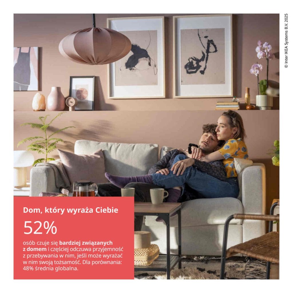 Ponad połowa Polaków czuje się bardzo związana z domem. Fot. Biuro prasowe IKEA.