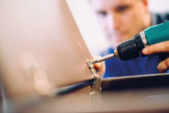 Wiercenie z użyciem kompresora Kaeser