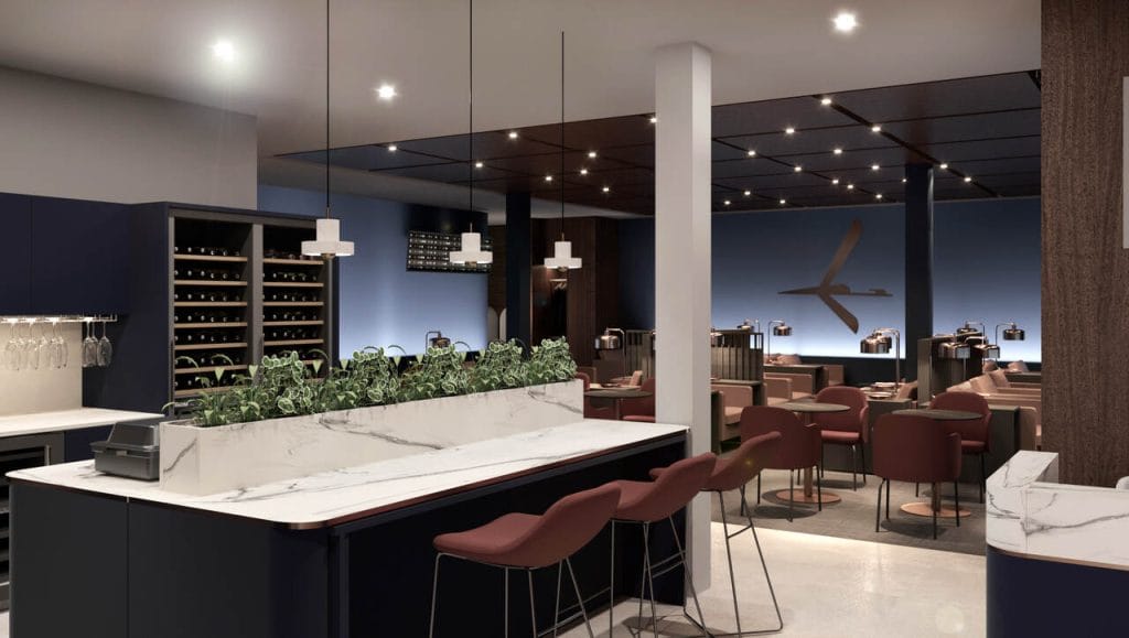 Strefa Elite w saloniku PLL LOT Polonez. Źródło: PLL LOT.