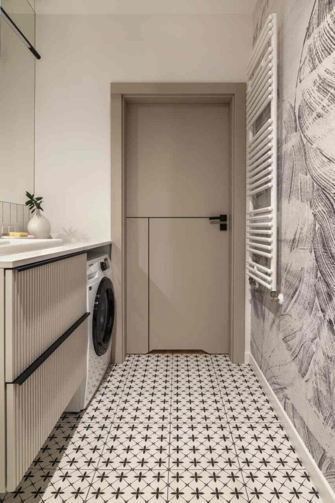 Łazienka. Projekt: Decoroom. Fot. Kamila Markiewicz-Lubańska. Stylizacja: Maria Szymańska.