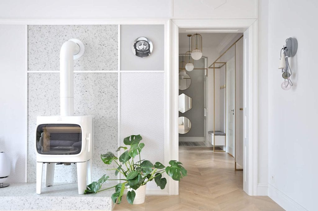 Oligami – apartament w Gdańskiej Oliwie. Styl klasycznej kamienicy łączy się tu z zabawą formą oraz konwencją.