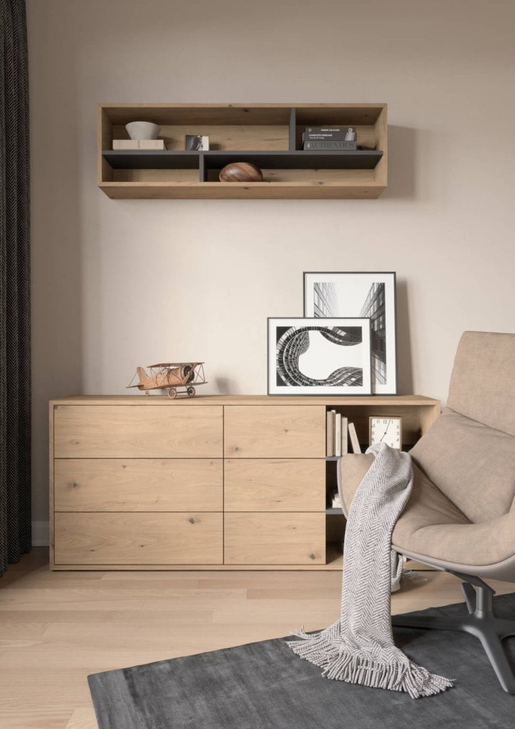 Schattdecor - dekor Portland Hickory na szafce