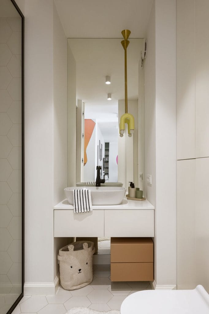 Projekt wnętrza: Katarzyna Sławińska, Tilla Architects. Fot. Yassen Hristov.