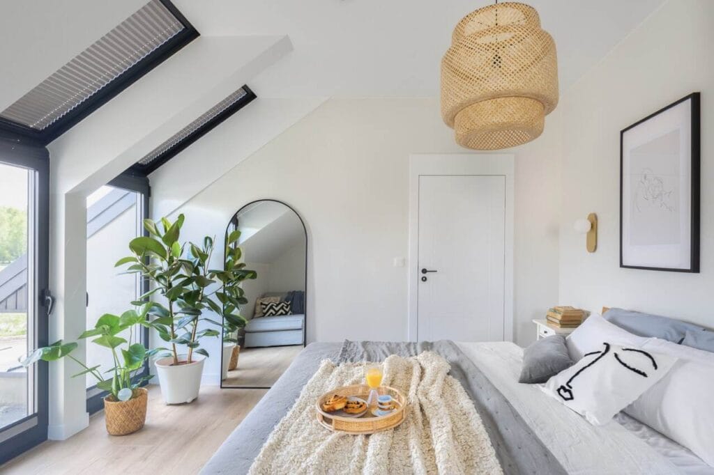 Sypialnia. Proj. To Be Design Weronika Budzichowska. Fot. Marta Behling, Pion Poziom Fotografia Wnętrz.