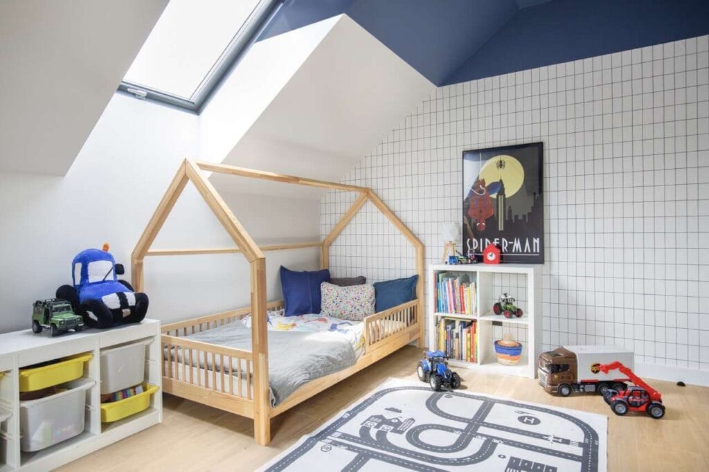 Pokój dziecięcy. Proj. To Be Design Weronika Budzichowska. Fot. Marta Behling, Pion Poziom Fotografia Wnętrz.