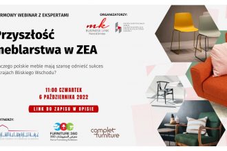 webinar dotyczący przyszłości meblarstwa na Bliskim Wschodzie