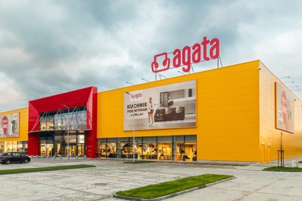 Agata Olsztyn. Inwestycja przy Al. Sikorskiego znana była od dawna; teraz sieć Agata zaprezentowała efekty wielomiesięcznych prac przy budowie sklepu. Fot. Biuro prasowe Agata.