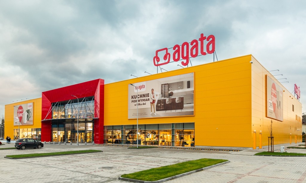 Agata Olsztyn. Inwestycja przy Al. Sikorskiego znana była od dawna; teraz sieć Agata zaprezentowała efekty wielomiesięcznych prac przy budowie sklepu. Fot. Biuro prasowe Agata.