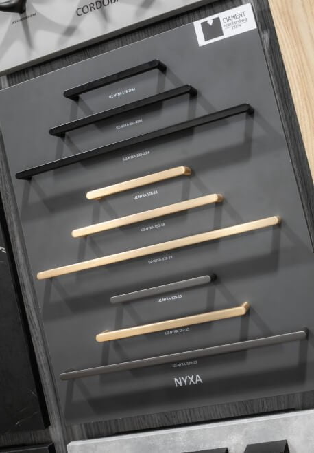 GTV - stoisko targowego Warsaw Home & Contract 2023 - uchwyty NYXA