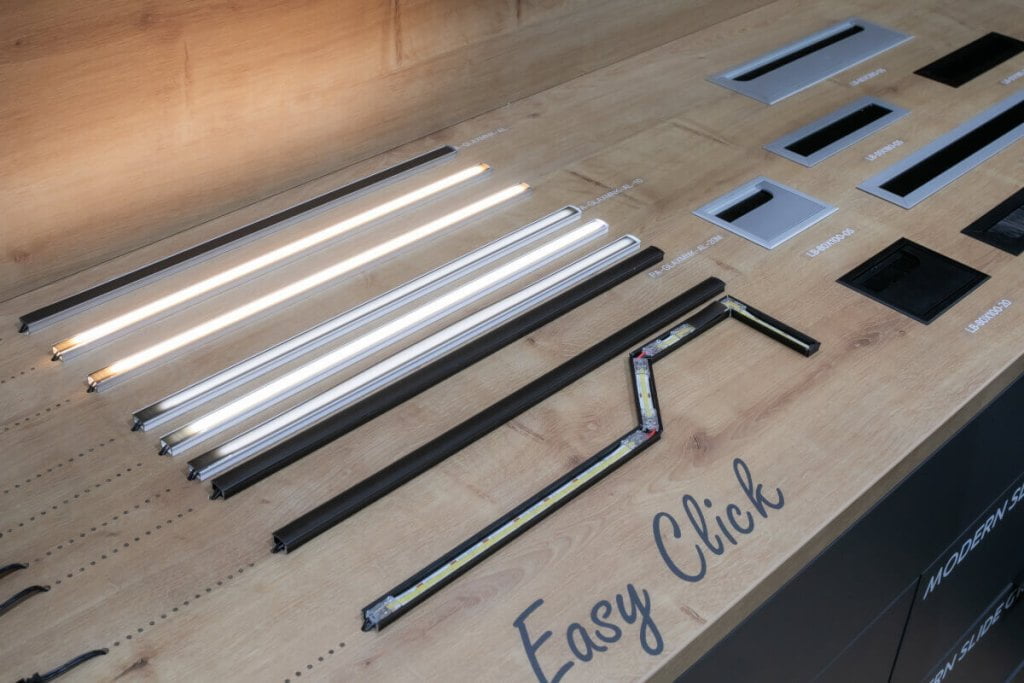 GTV - stoisko targowego Warsaw Home & Contract 2023 - oświetlenie EASY CLICK