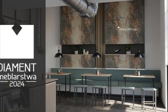 Interprint - reklama z dekorem Pescali nagrodzona Diamentem Meblarstwa 2024
