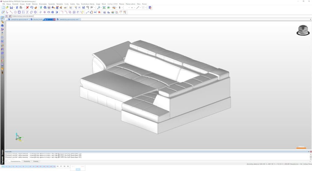 TopSolid Wood - program do projektowania mebli tapicerowanych