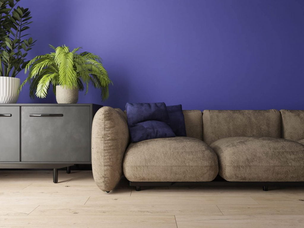 kolor roku 2022 very peri w salonie