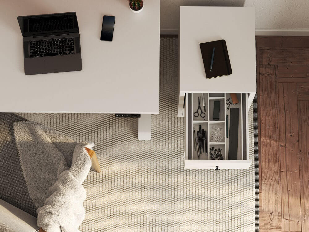 REJS szuflady widziane z góry