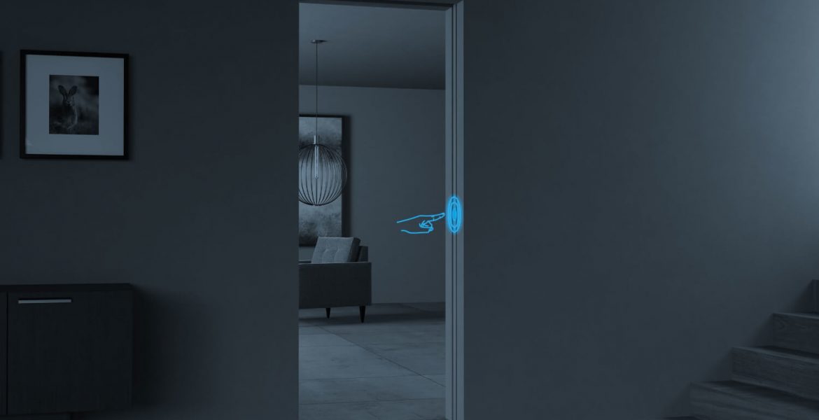 „PushPlus” rozwiązanie firmy Titus do montażu drzwi kieszeniowych.