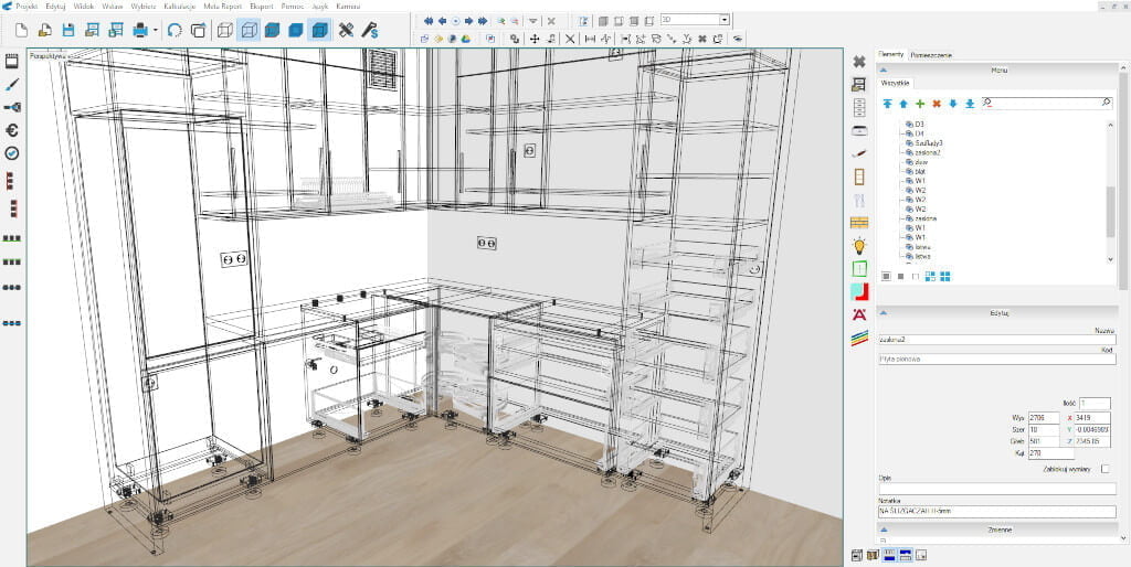 Corpus firmy Lignumsoft to profesjonalne, kompletne i innowacyjne oprogramowanie do projektowania i produkcji dowolnych modeli mebli.