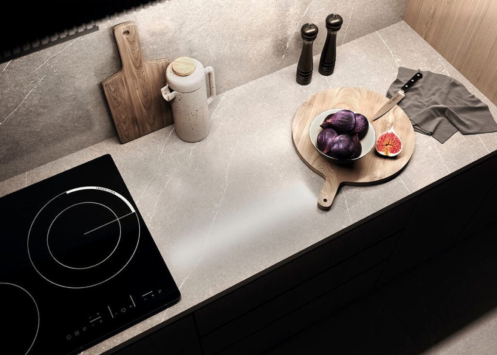 Hafele - oświetlenie Loox 5 w kuchni - blat kuchenny