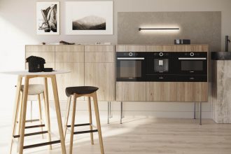 Dekor Muavella Oak w przestrzeni kuchennej.