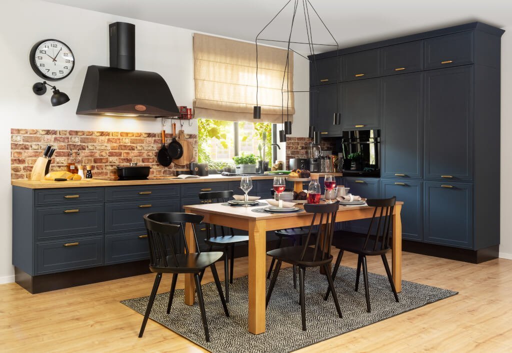 Kuchnia modułowa „Verdi” mistyczny mat od Black Red White. Klasyka w lekkiej formie.