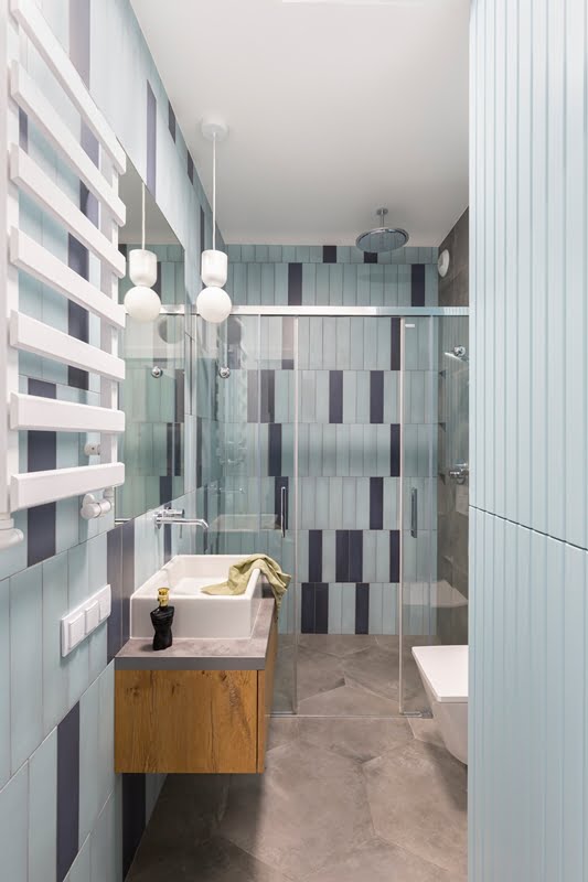 Łazienka. Fot. Marta Behling Pion Poziom.