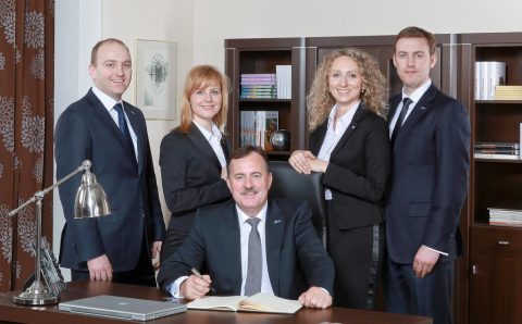 Od lewej: Maciej Borsukowicz, Katarzyna Wójcik-Borsukowicz, Leszek Wójcik, Ewelina Wójcik, Piotr Wójcik.