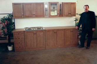 Leszek Wójcik – pierwsze meble kuchenne, 1988 r.