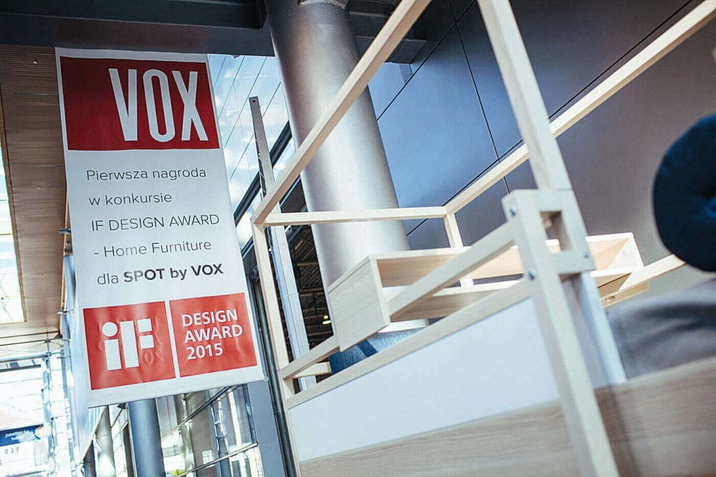 Nagroda IF Design Award jest jedną z najważniejszych nagród w dziedzinie wzornictwa na świecie, w 2015 r. otrzymał ją system „Spot by Vox”.