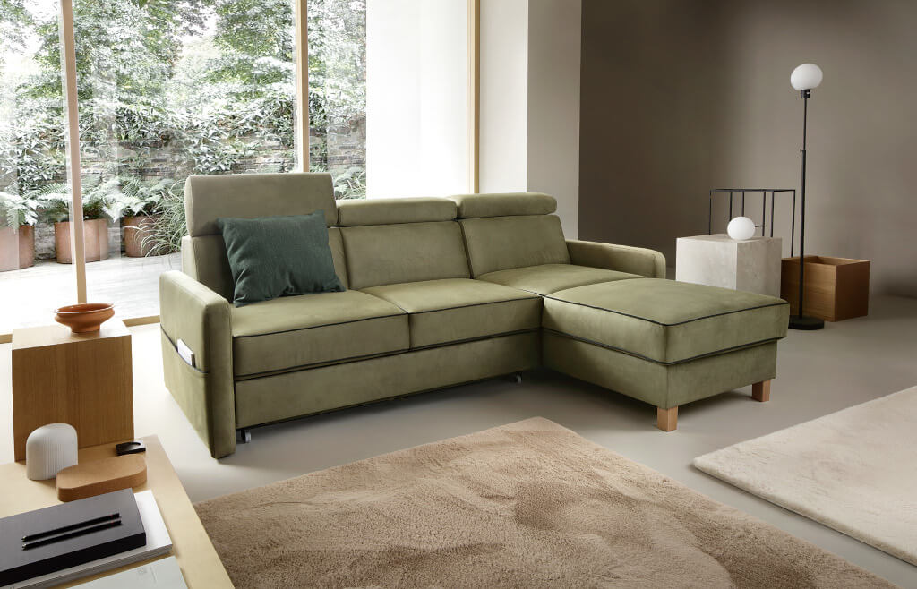 Niewielki narożnik „Lima” marki Comforteo to rozwiązanie, które pozwoli w pełni wykorzystać dostępną przestrzeń na odpoczynek na najwyższym poziomie.