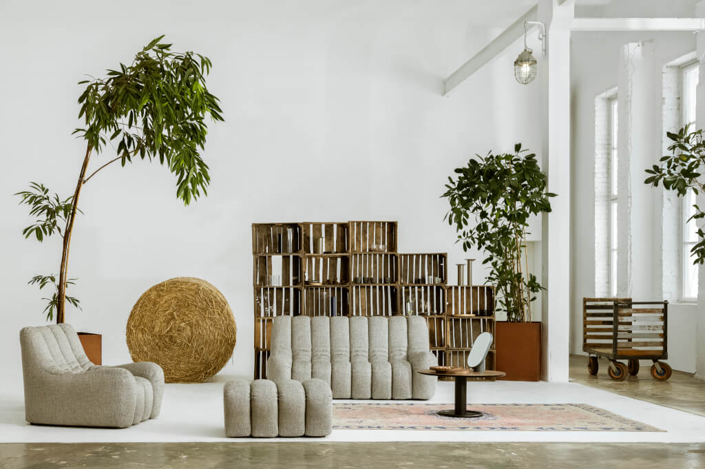 Natura w domu: zaprojektowana przez Tomka Rygalika dla marki Nobonobo kolekcja mebli wypoczynkowych „Wadi”.