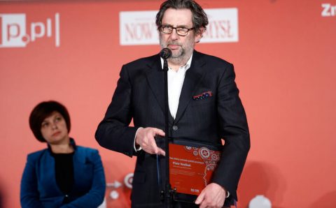 Piotr Voelkel z nagrodę w konkursie „Ten, który zmienia polski przemysł”, 2015 r.