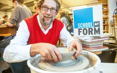 Piotr Voelkel w School of Form, 2013 r.