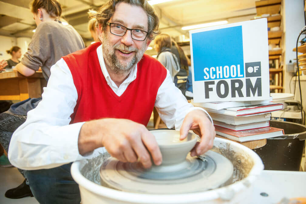 Piotr Voelkel w School of Form, 2013 r.