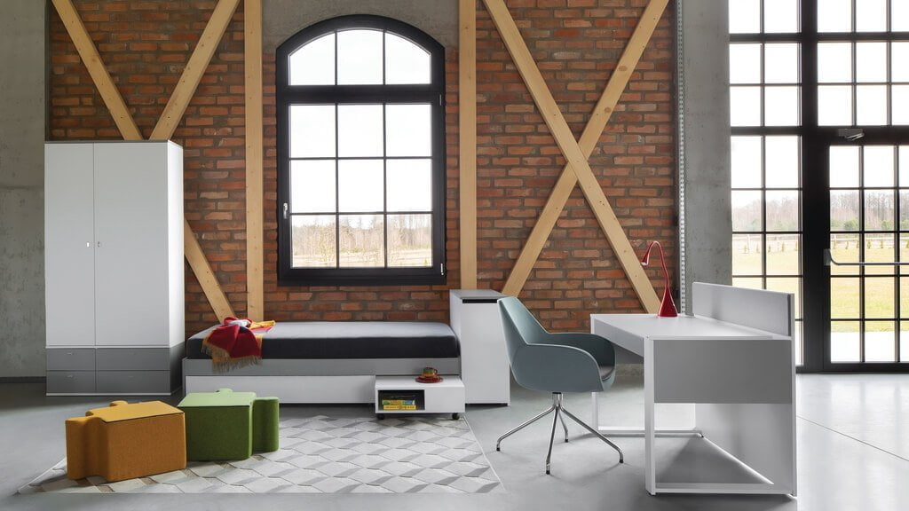 Pokój nastolatka i meble młodzieżowe „Pin”, producent Tobo.