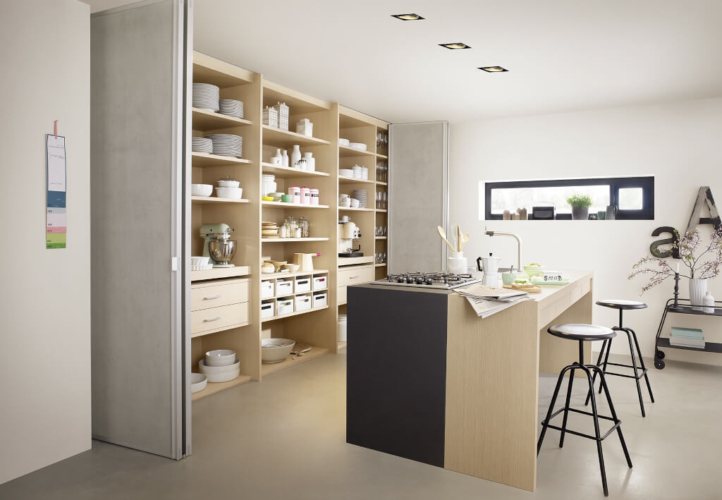 Propozycja zabudowy kuchennej marki Raumplus.