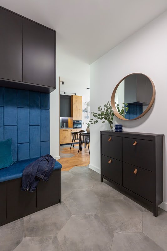 Przedpokój. Fot. Marta Behling Pion Poziom.